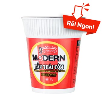 Mỳ modern lẩu thái tôm ly 67g thumbnail