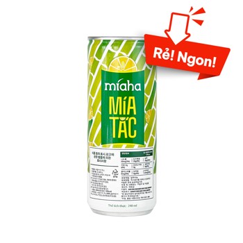 Nước mía tắc lon 240ml thumbnail