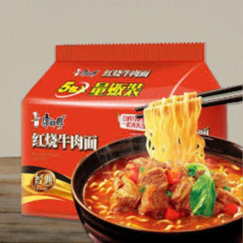 康师傅红烧牛肉面 (106g*5包) thumbnail