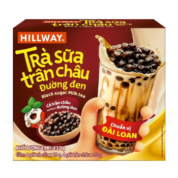 Trà sữa trân châu đường đen (kèm chân trâu vị đường đen) 232g/4 gói + 4 gói thumbnail