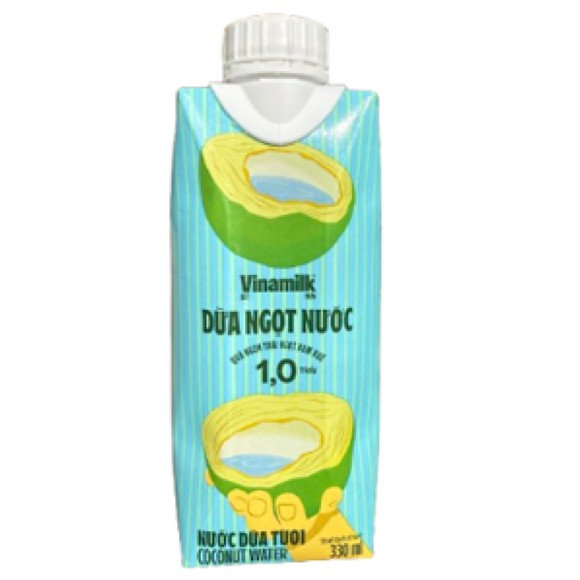 Nước Dừa Tươi Vinamilk Coco Fresh Hộp 330ml