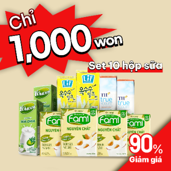 Đơn 1K -  Set 10 hộp sữa thumbnail