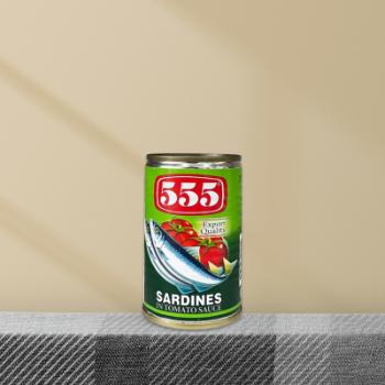 555 Sardines Tomato Sauce(Green) 155g thumbnail