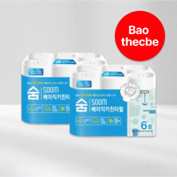 Giấy thấm dầu dùng cho nhà bếp SOOM 2 lớp 12 cuộn thumbnail