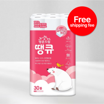 Cheonyeon Pulp Toilet Paper  3-Ply 14m, 30 Rolls (1 Pack) thumbnail
