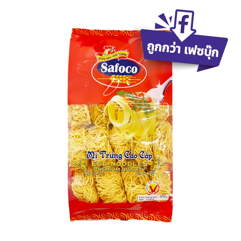 เส้นบะหมีไข่แห้ง 500ก. (เวียดนาม)