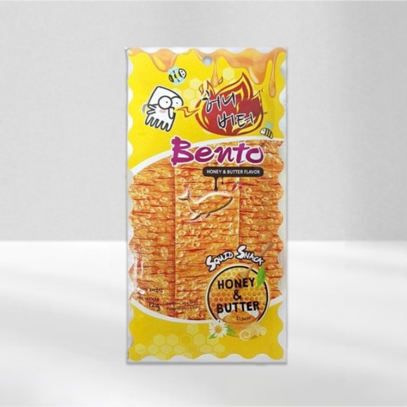 Snack mực vị bơ mật ong cay nhẹ 12g
